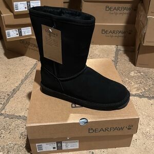 Bearpaw Elle Short Boots - Black